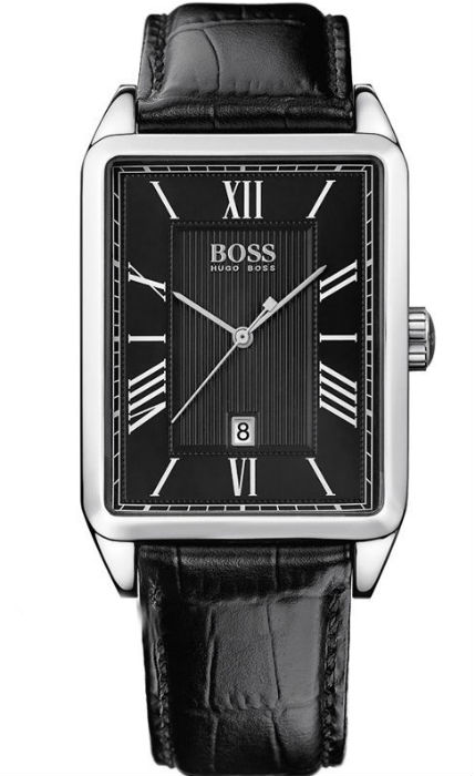 hugo boss rectangular watch mens
